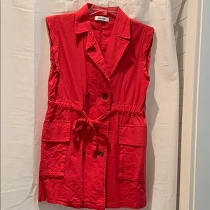 DO+BE red linen dress